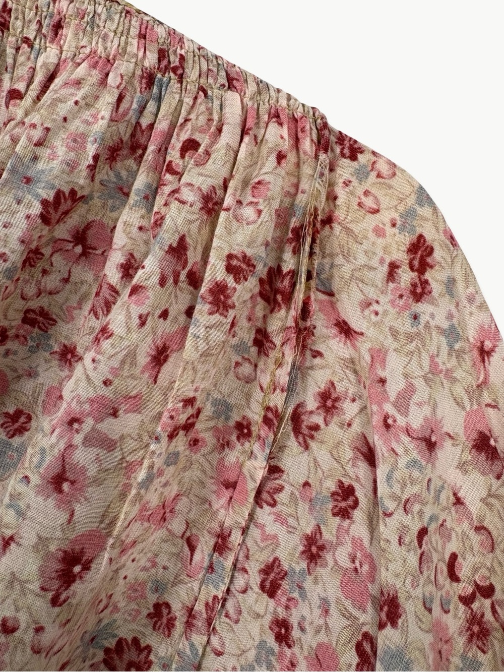 DÔEN Rose Blouse Size Small in Pink Valley Floral Cotton Viscose Relaxed Fit - Picture 13 of 16